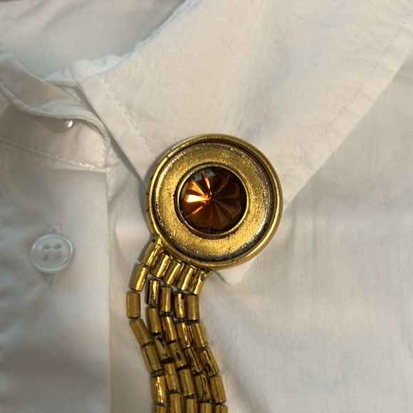 RARE Ben-Amun Crystal Double-Clip brooch - Picture 3 of 5